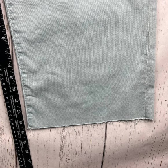 Mavi 27x27 Bodrum‎ High Rise Wide Leg Denim Jeans Pants Green Women New - Picture 11 of 16